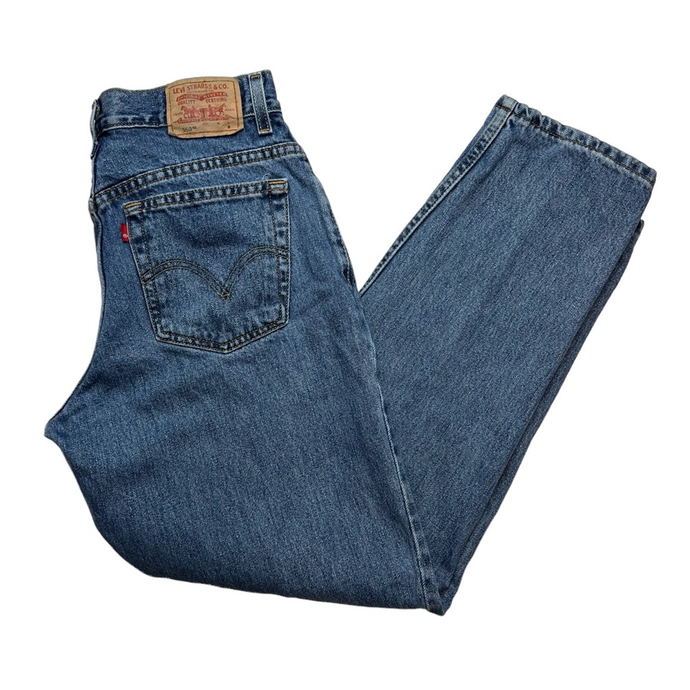 Levi’s 550 Classic Relaxed Tapered denim jeans size 10 Short